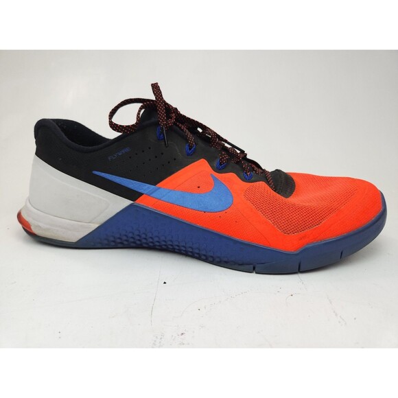 Nike Metcon 2 Flywire Sport Bright Orange Cross Training Shoes Lightweight Sz 13 main image 7